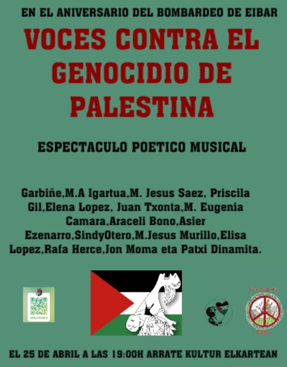 Voces contra el genocidio de Palestina