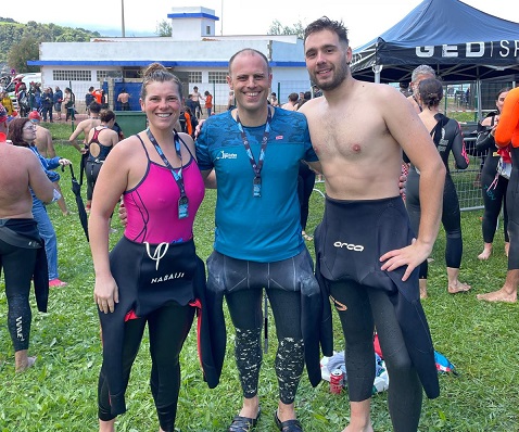 Gorka Areitioaurtena, Ander Salaberia y Marina Azpiazu