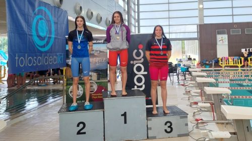 Paula Calvo tercera en 50 braza en categoría absoluta