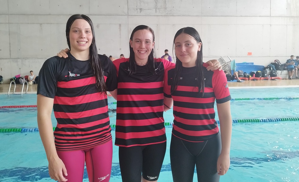 Paula Calvo, Itsaso Castrillo, Itziar Eiriz y Jone Avellaneda participaron en el Campeonato de infantil de verano