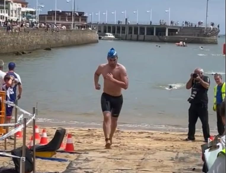 Ander Salaberria finalizó la prueba en un tiempo de