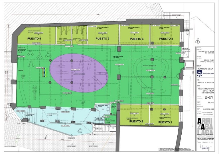 Como es tradición, la zona central de la plaza estará reservada para los agricultores
