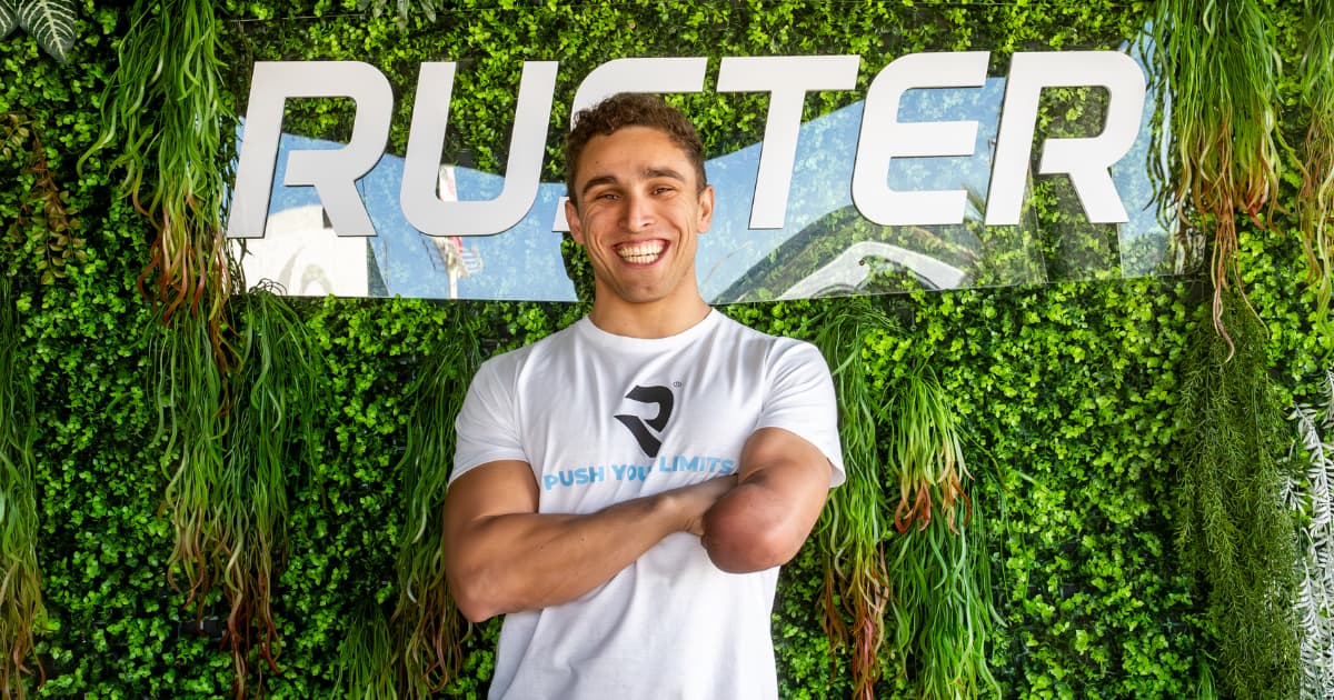 Xabier Osa, ejemplo de superación para los amantes del deporte. FOTO: Ruster