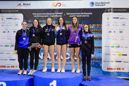 05-09 marzo 2025 SABADELL XLI Campeonato de España Junior P50 - FOTO Paula podium plata