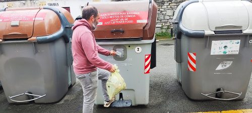 los contenedores marrones permanecerán cerrados y solo se podrán abrir con la tarjeta marrón,