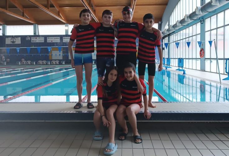 Alazne Avellaned, Maria Rodriguez, Gorka Castrillo, Paul del Rio, Unax Conde e Ilyas Zaid