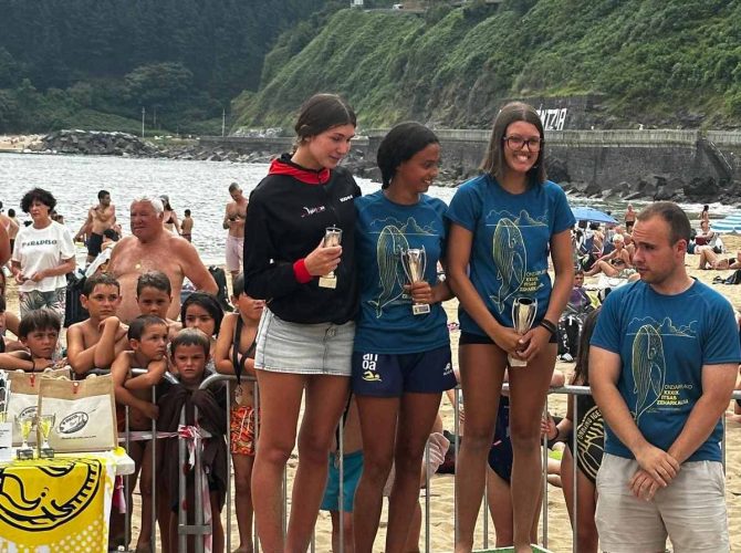 Ane podium Ondarroa.